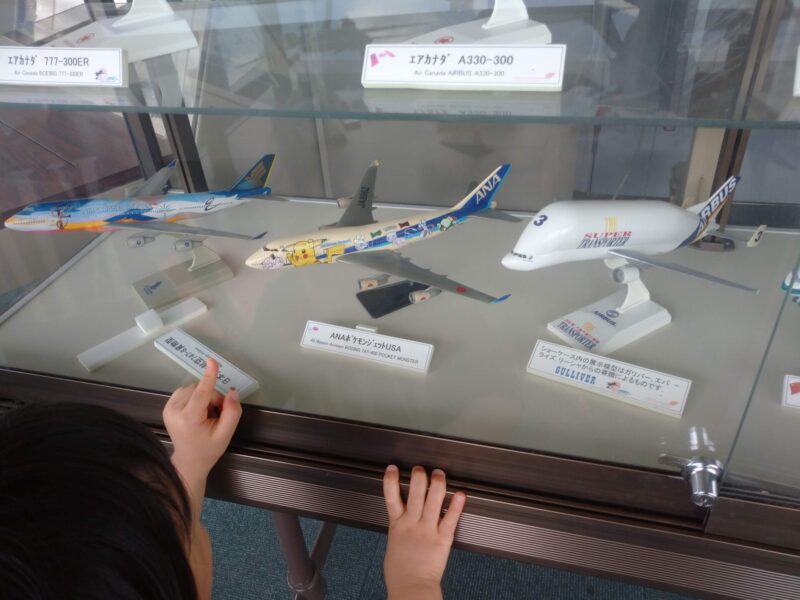 ポケモン飛行機の模型